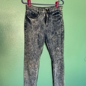 BDG High Waisted Acid Wash Jeans